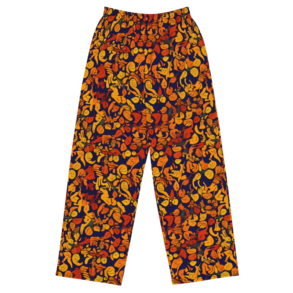 Autumn Voltage on Wide-Leg Pants — Front