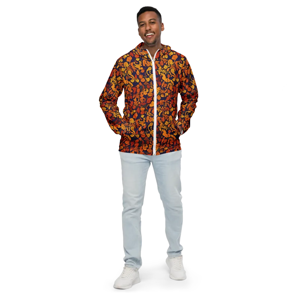 Autumn Voltage on Men's Windbreaker — Front