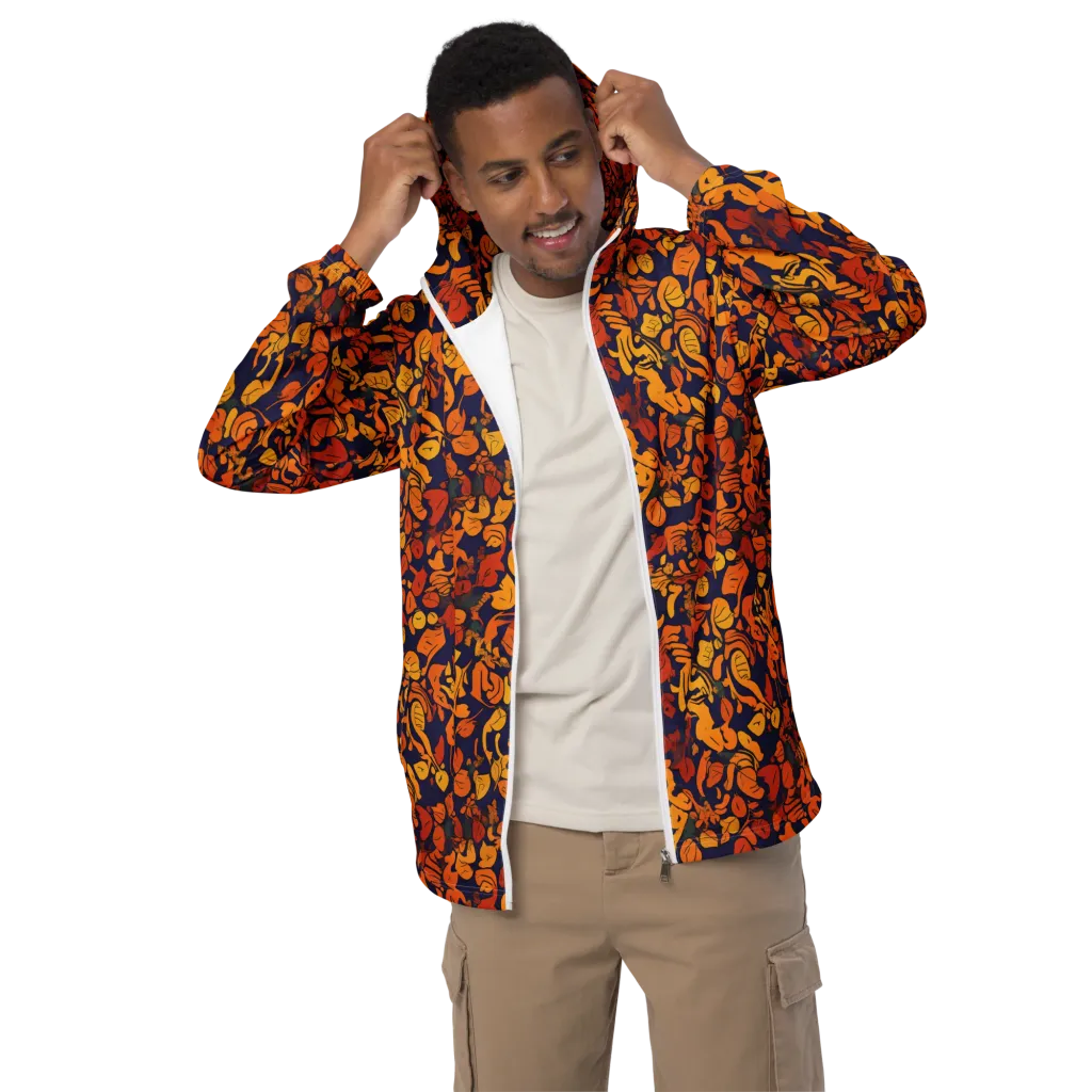 Autumn Voltage on Men's Windbreaker — Front