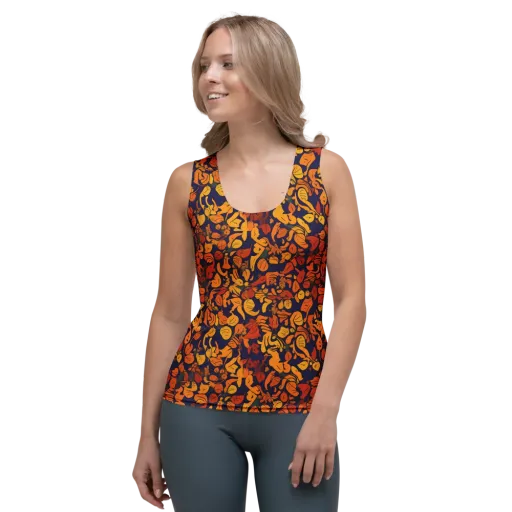 Autumn Voltage on a Women's Tank Top