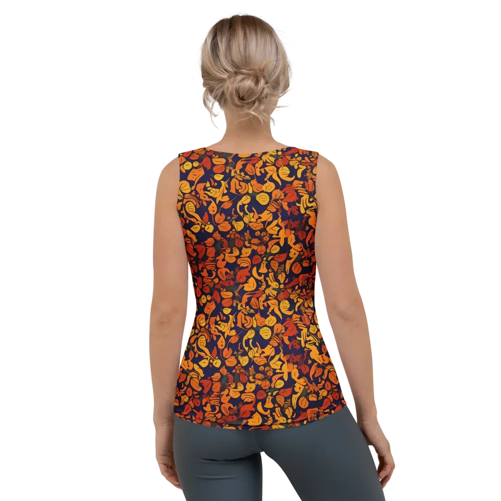 Autumn Voltage on Women's Tank Top — Back