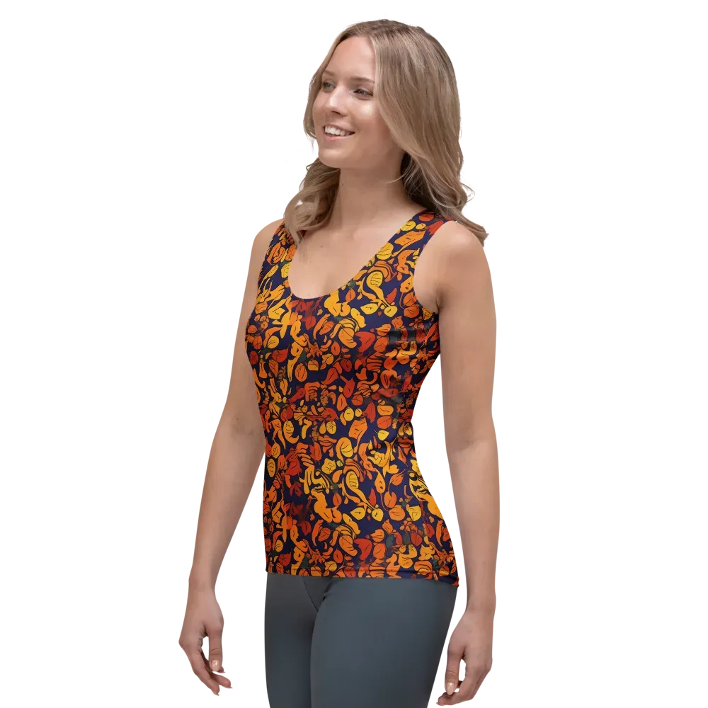 Autumn Voltage on Women's Tank Top — Left Front