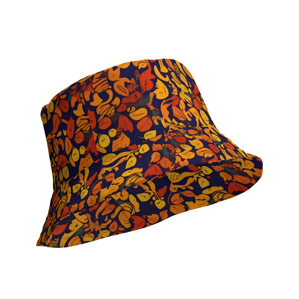 Autumn Voltage on Reversible Bucket Hat — Product details Outside