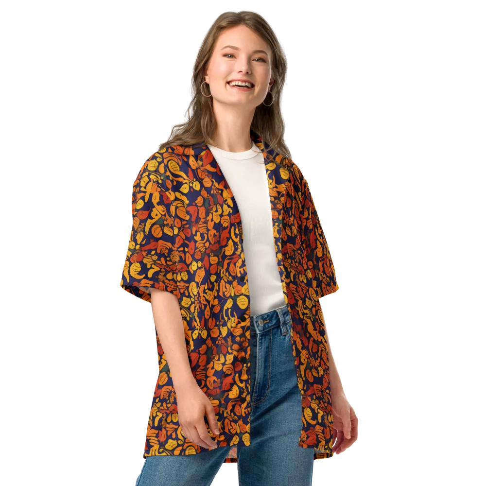 Autumn Voltage on Button Shirt — Front