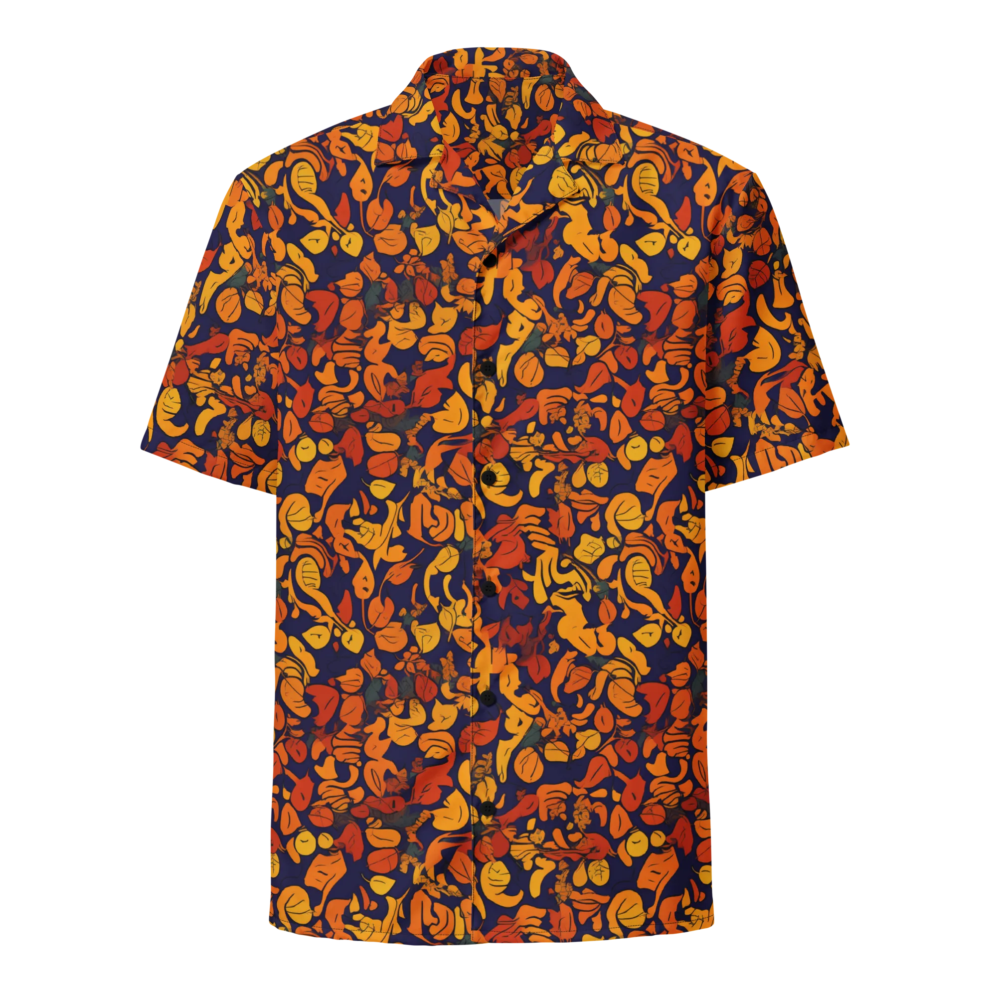 Autumn Voltage on Button Shirt — Front