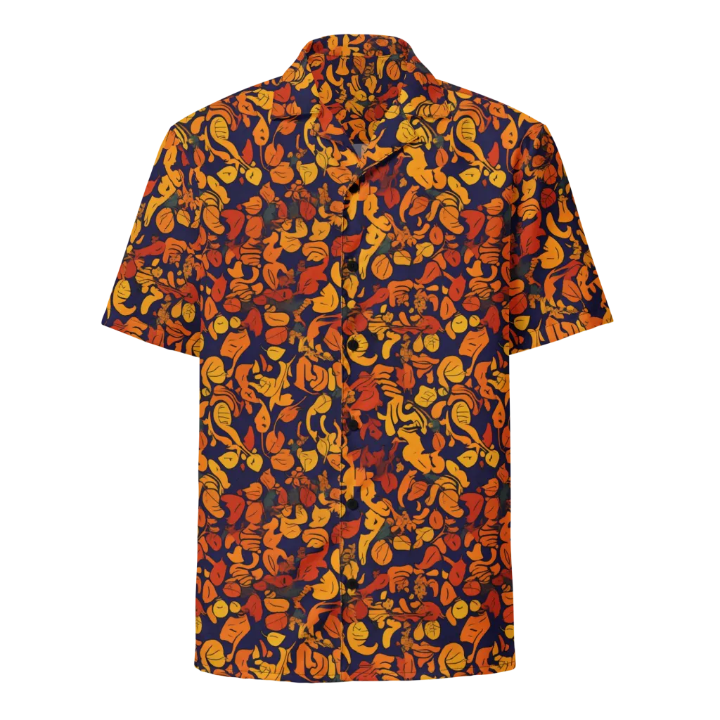 Autumn Voltage on Button Shirt — Front