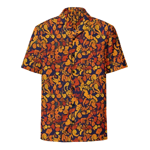 Autumn Voltage on a Button Shirt
