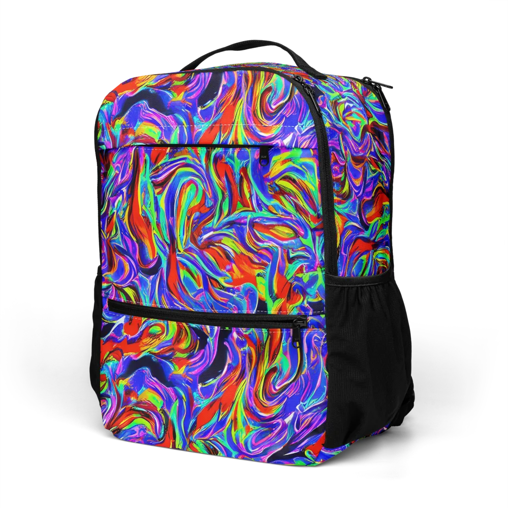 Electric Riviera on Utility Backpack — Left Front