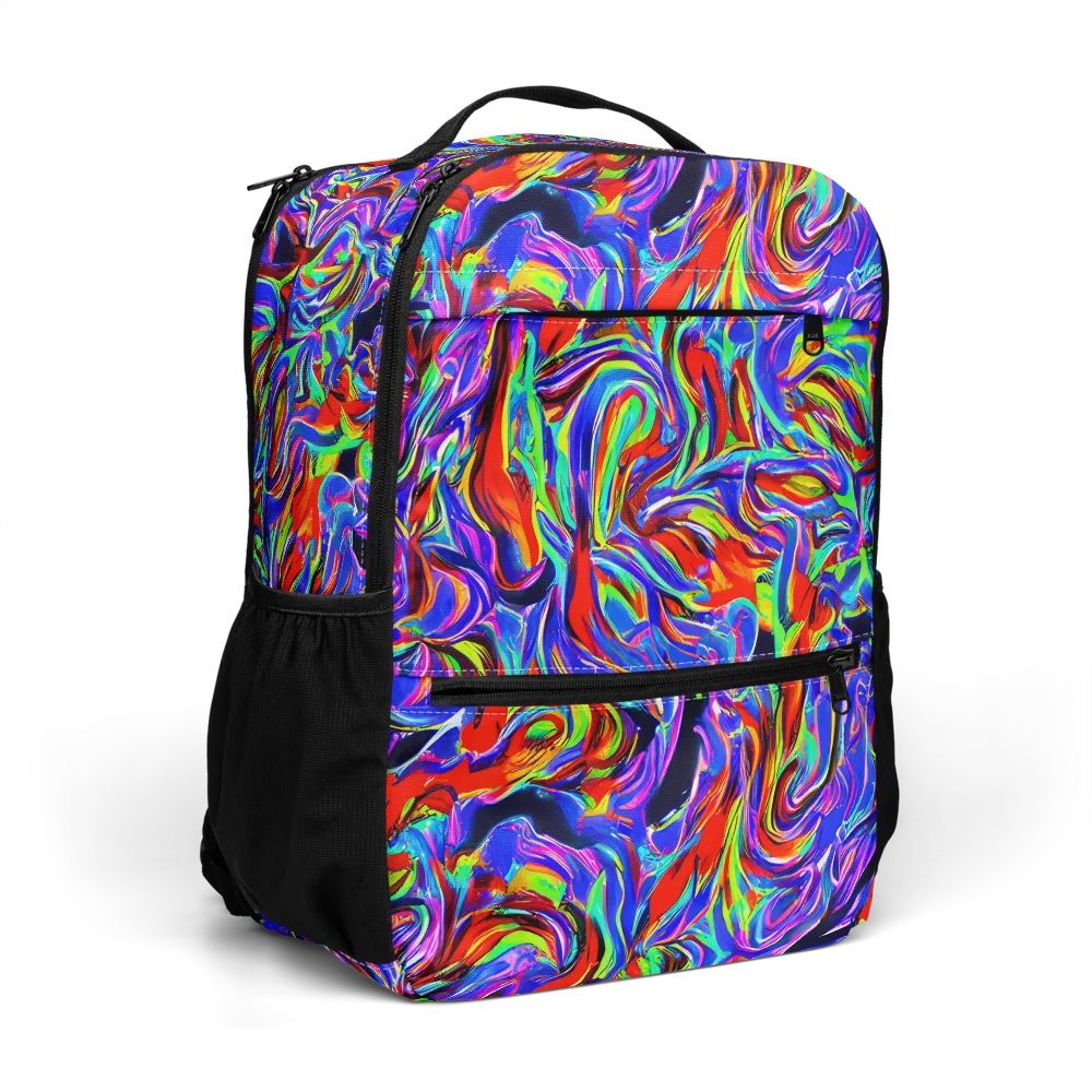 Electric Riviera on Utility Backpack — Right Front