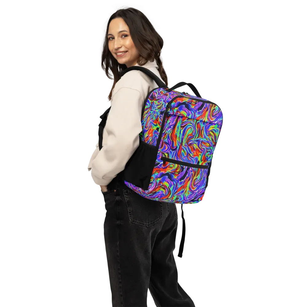 Electric Riviera on Utility Backpack — Back