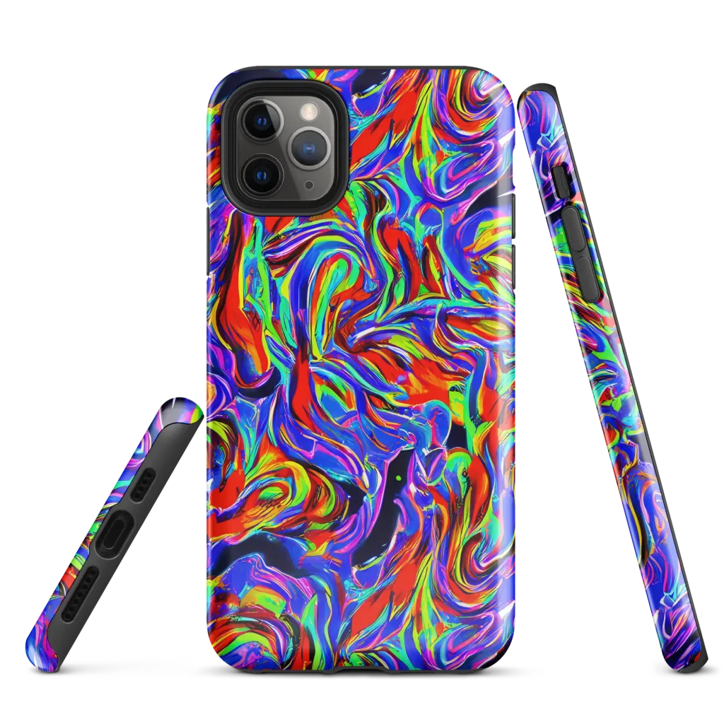 Electric Riviera on Tough Case for iPhone® — Front