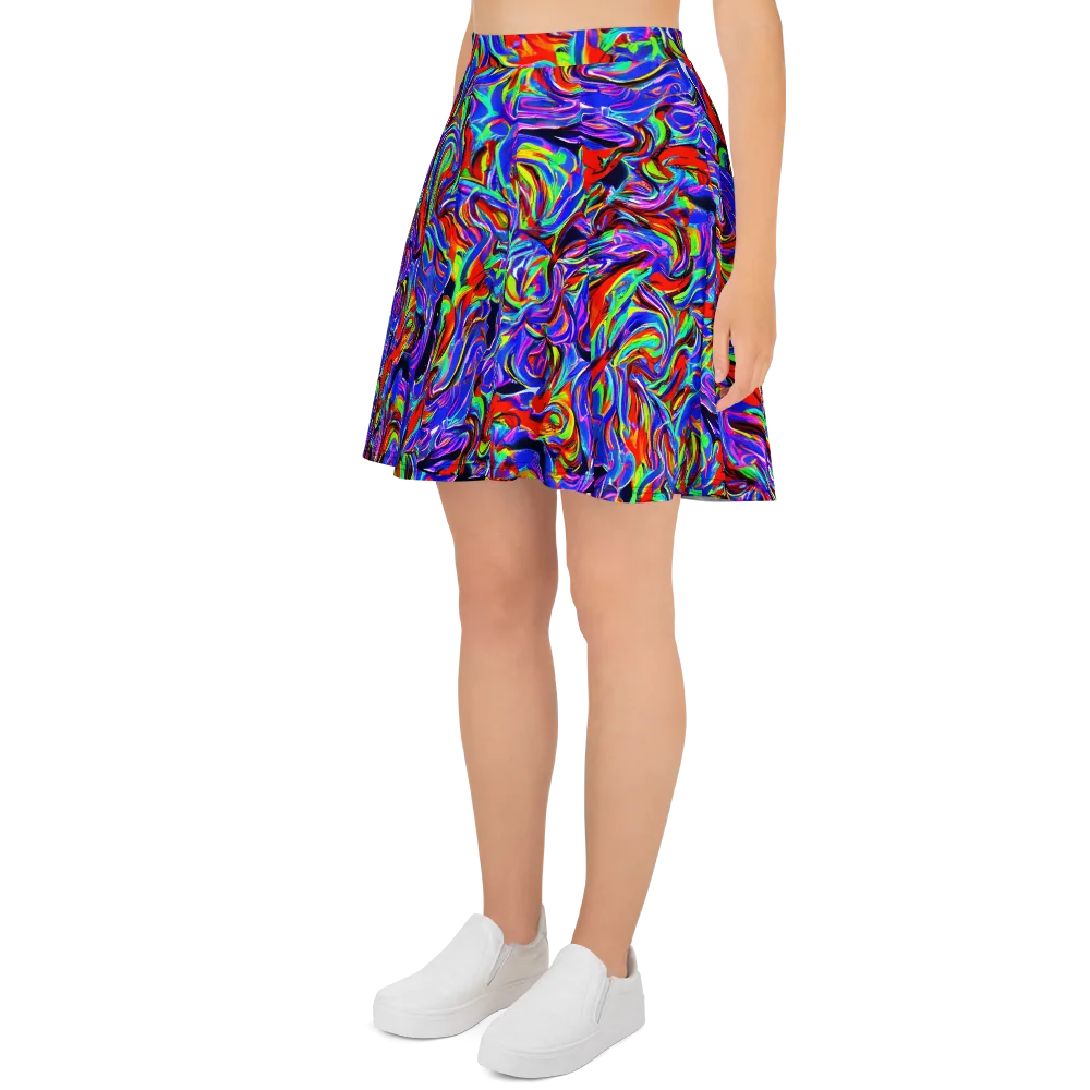 Electric Riviera on Skater Skirt — Left