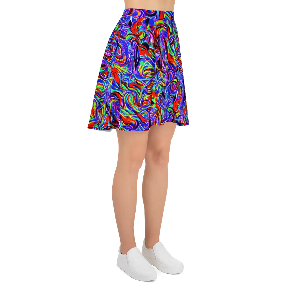 Electric Riviera on Skater Skirt — Right