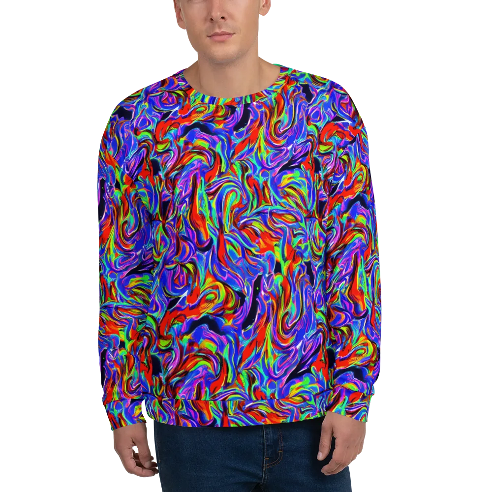 Electric Riviera on Sweatshirt — Front