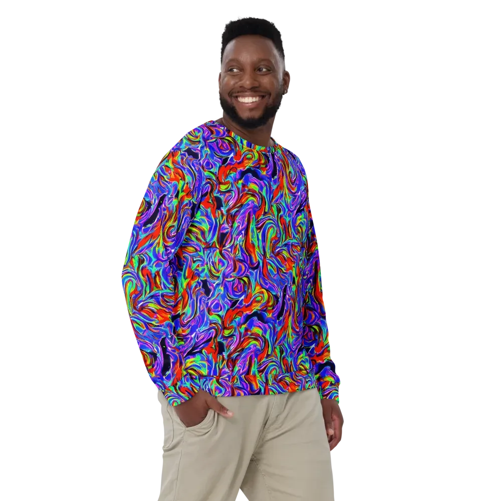 Electric Riviera on Sweatshirt — Front