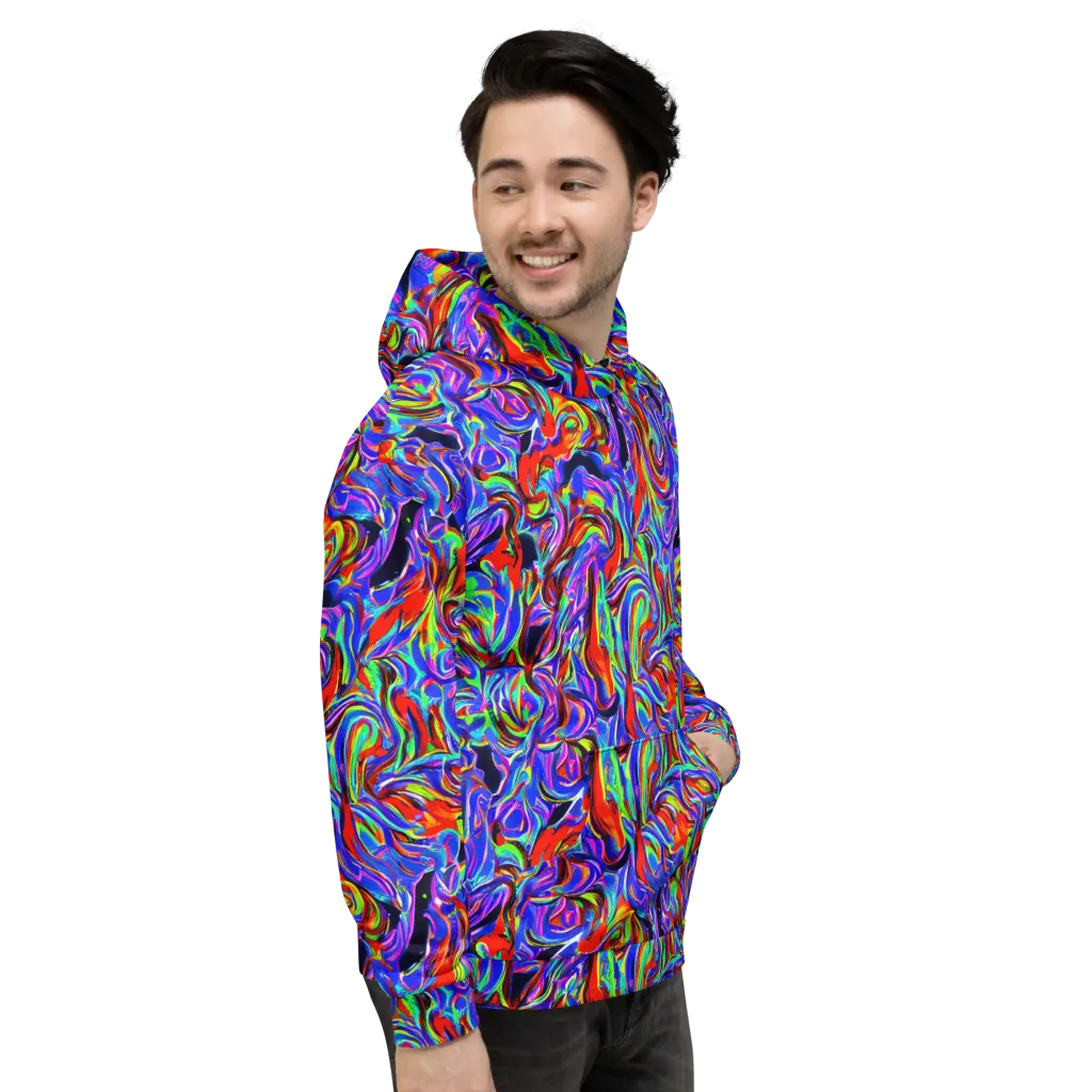 Electric Riviera on Hoodie — Right