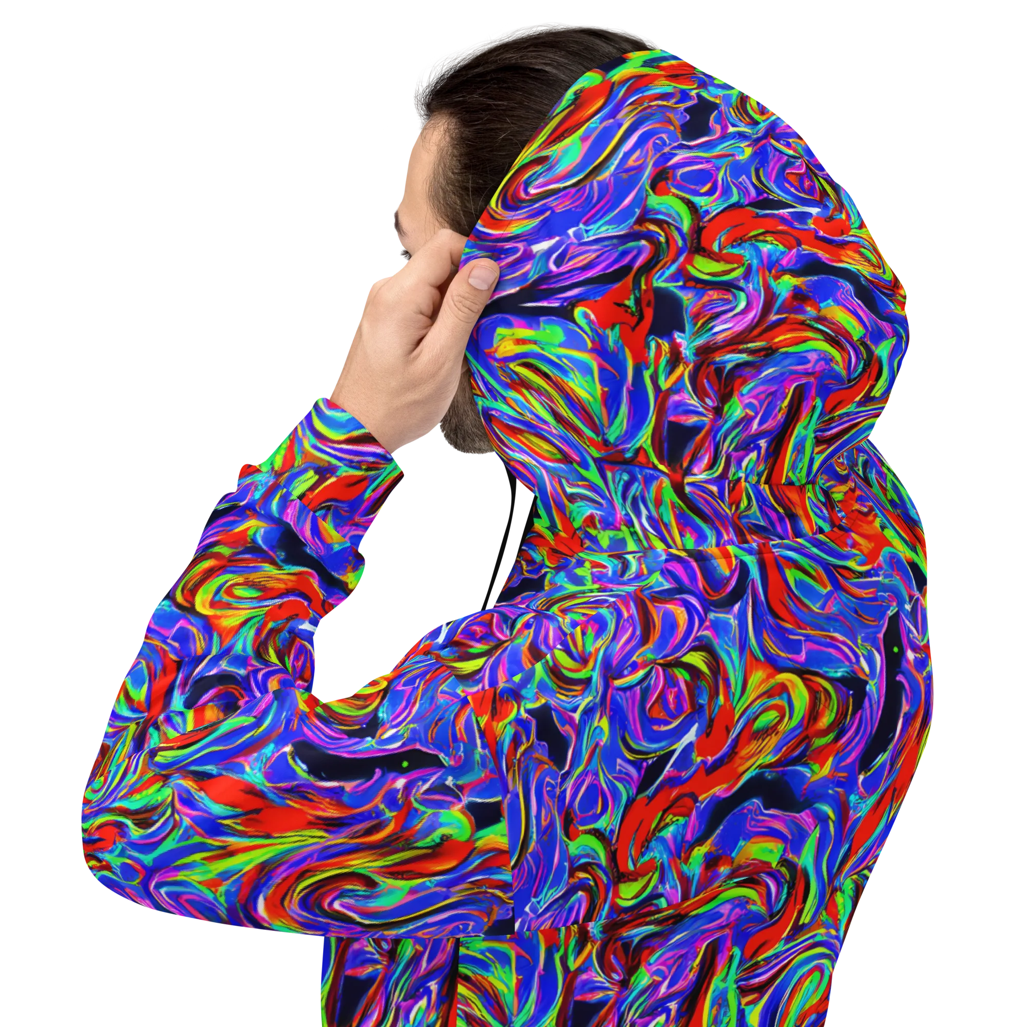 Electric Riviera on Hoodie — Back