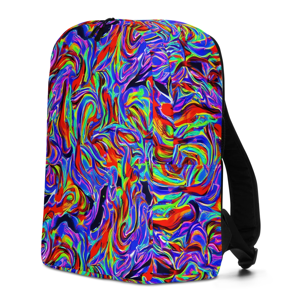 Electric Riviera on Minimalist Backpack — Left