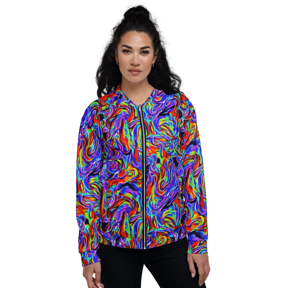 Electric Riviera on Bomber Jacket — Front