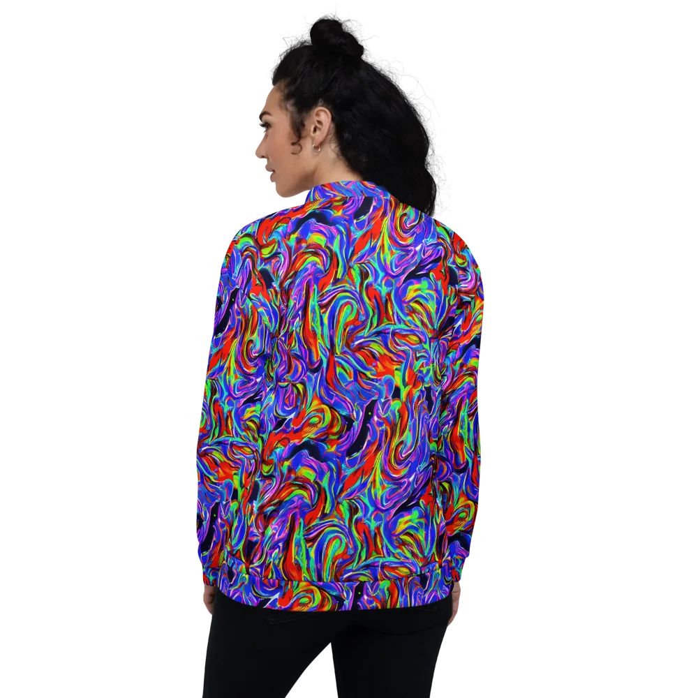 Electric Riviera on Bomber Jacket — Back