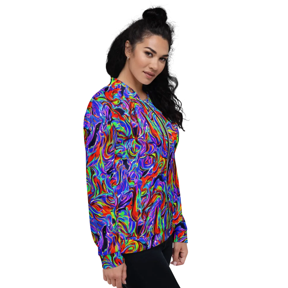 Electric Riviera on Bomber Jacket — Right