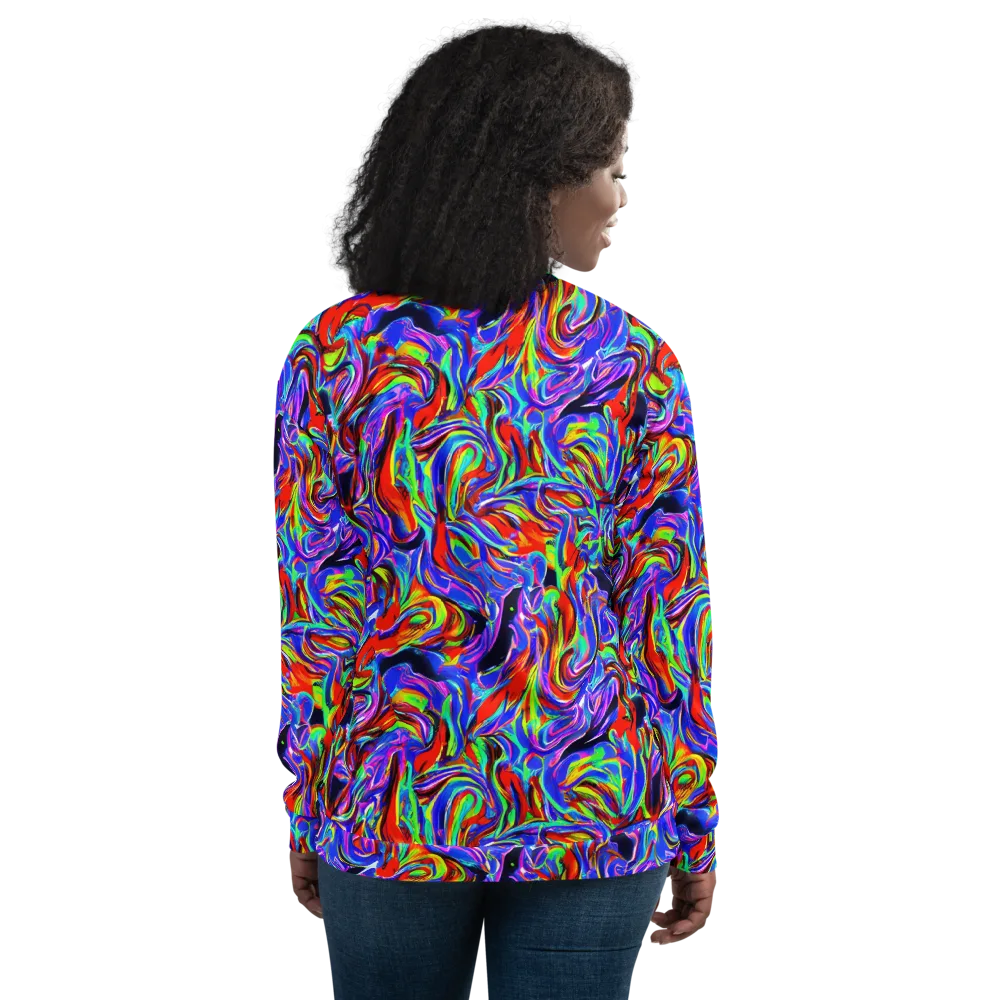 Electric Riviera on Bomber Jacket — Back