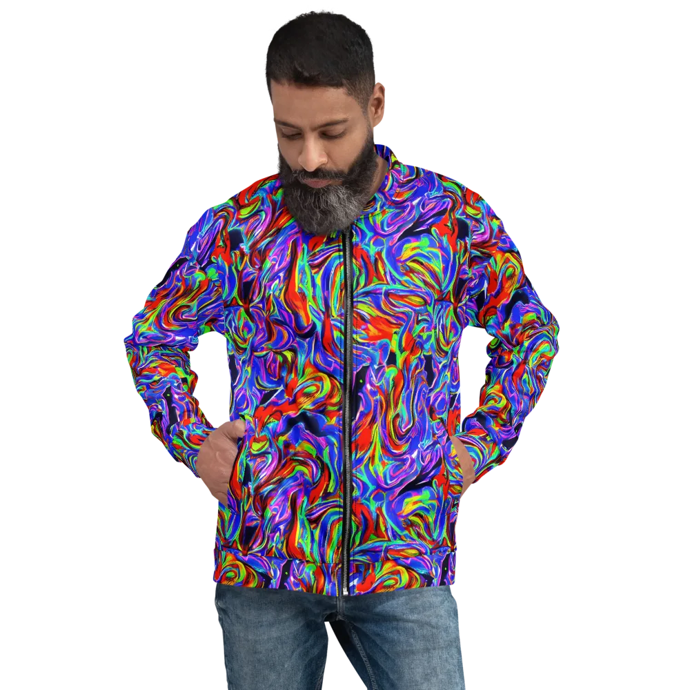 Electric Riviera on Bomber Jacket — Front