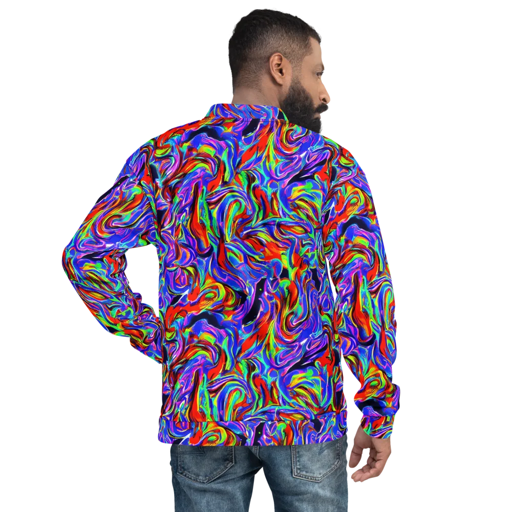 Electric Riviera on Bomber Jacket — Back
