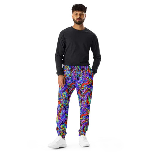 Electric Riviera on a Men's Joggers