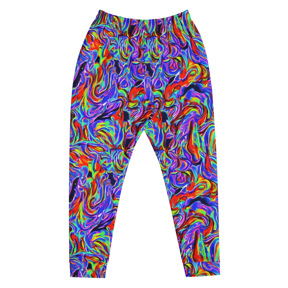 Electric Riviera on Men's Joggers — Front