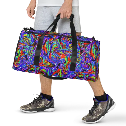 Electric Riviera on a Duffle Bag