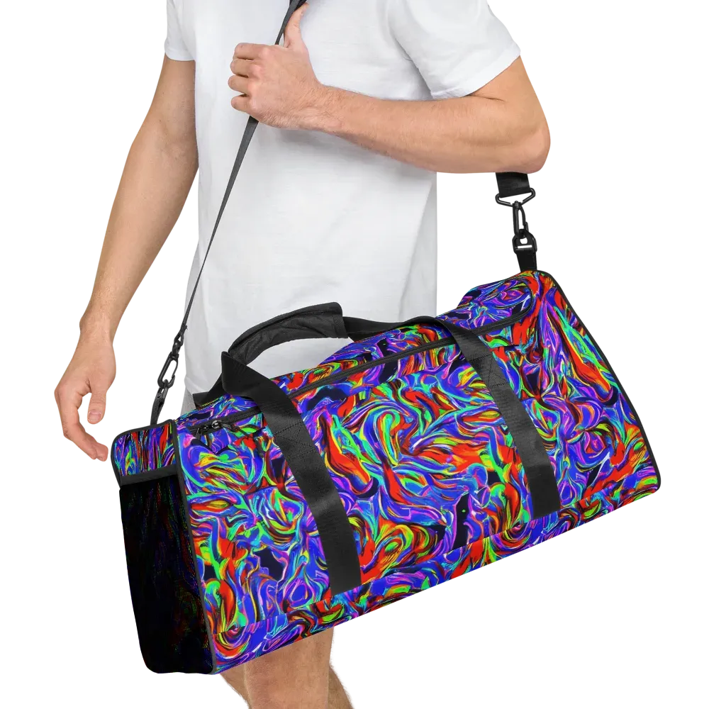 Electric Riviera on Duffle Bag — Right Front