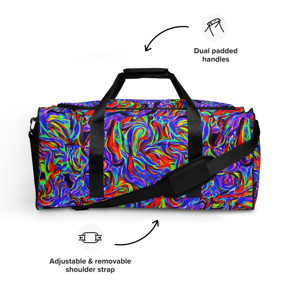 Electric Riviera on Duffle Bag — Front