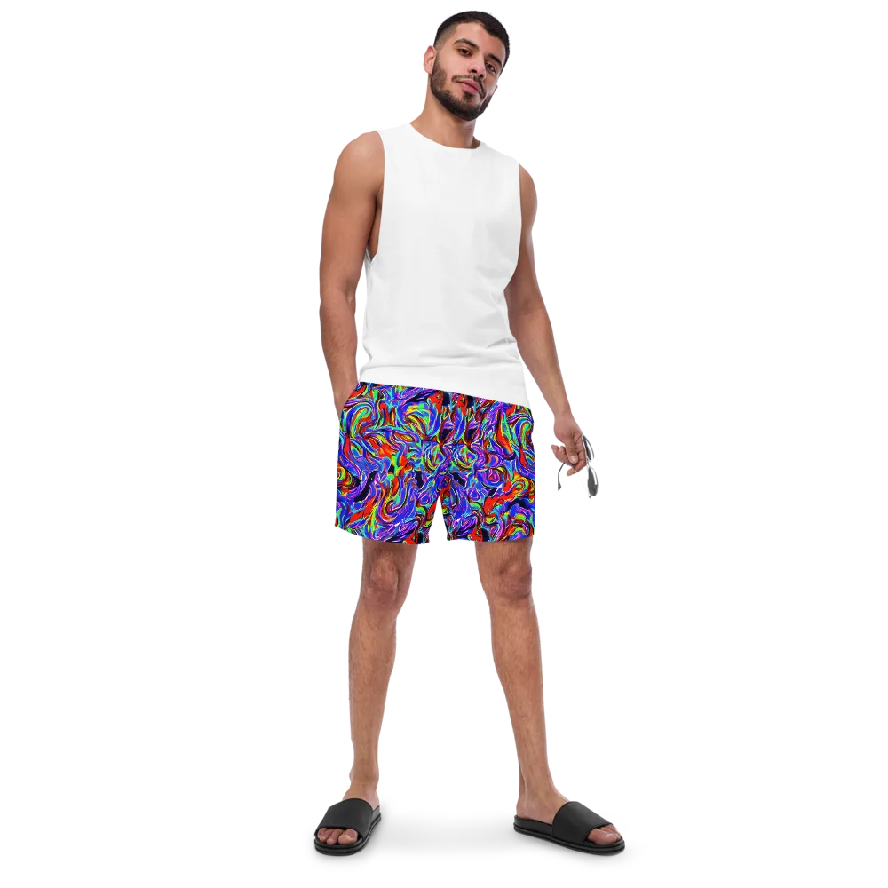 Electric Riviera on Swim Trunks — Front