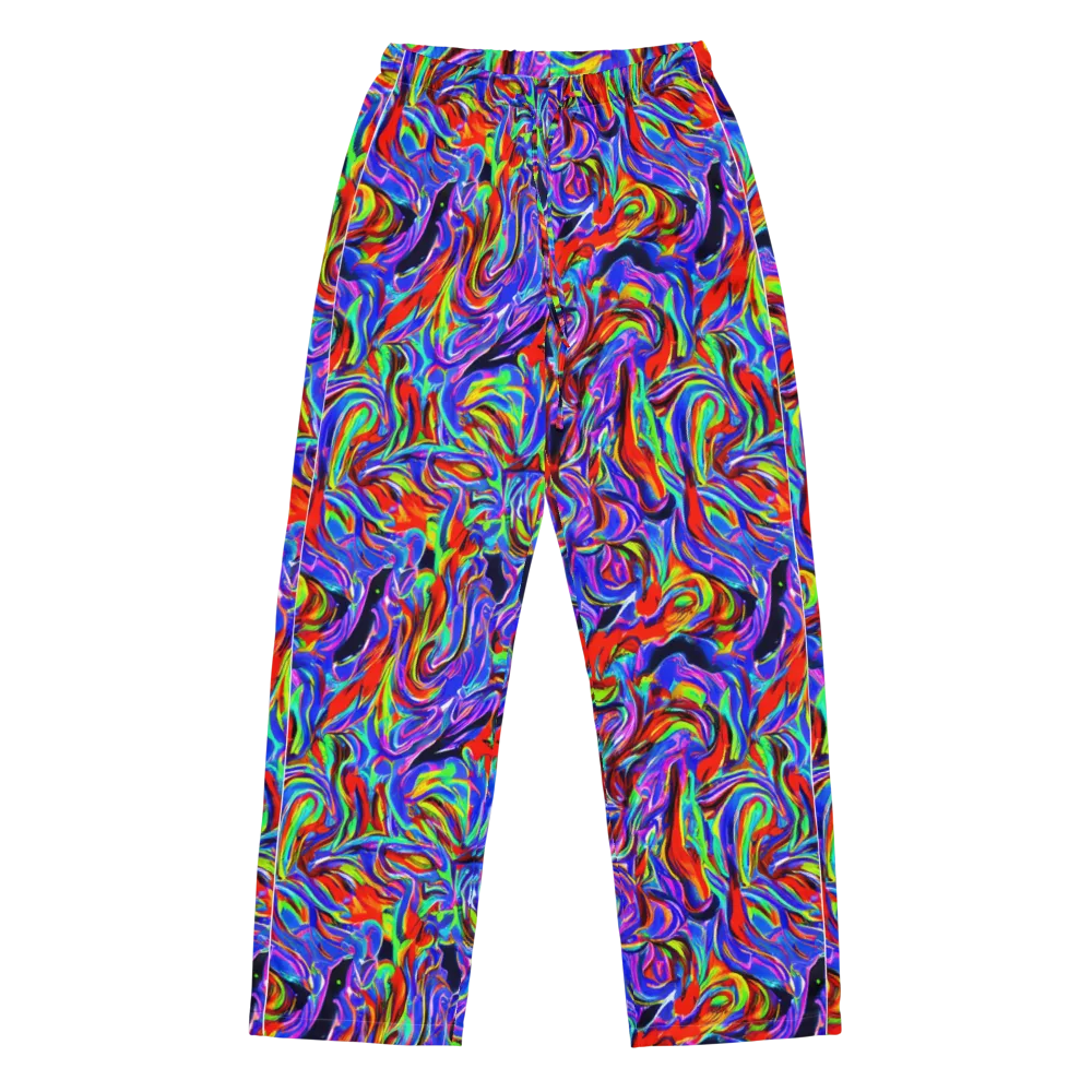 Electric Riviera on Women's Pajama Pants — Front