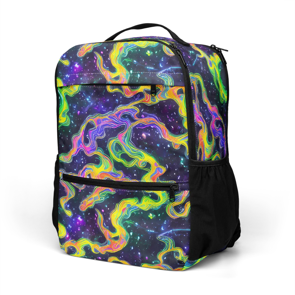 Neon Star Current on Utility Backpack — Left Front