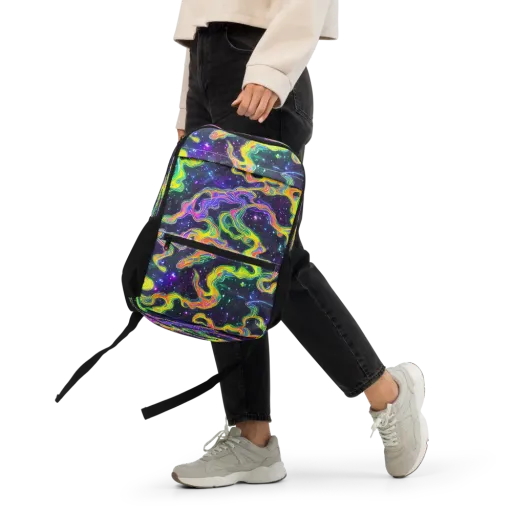 Neon Star Current on a Utility Backpack