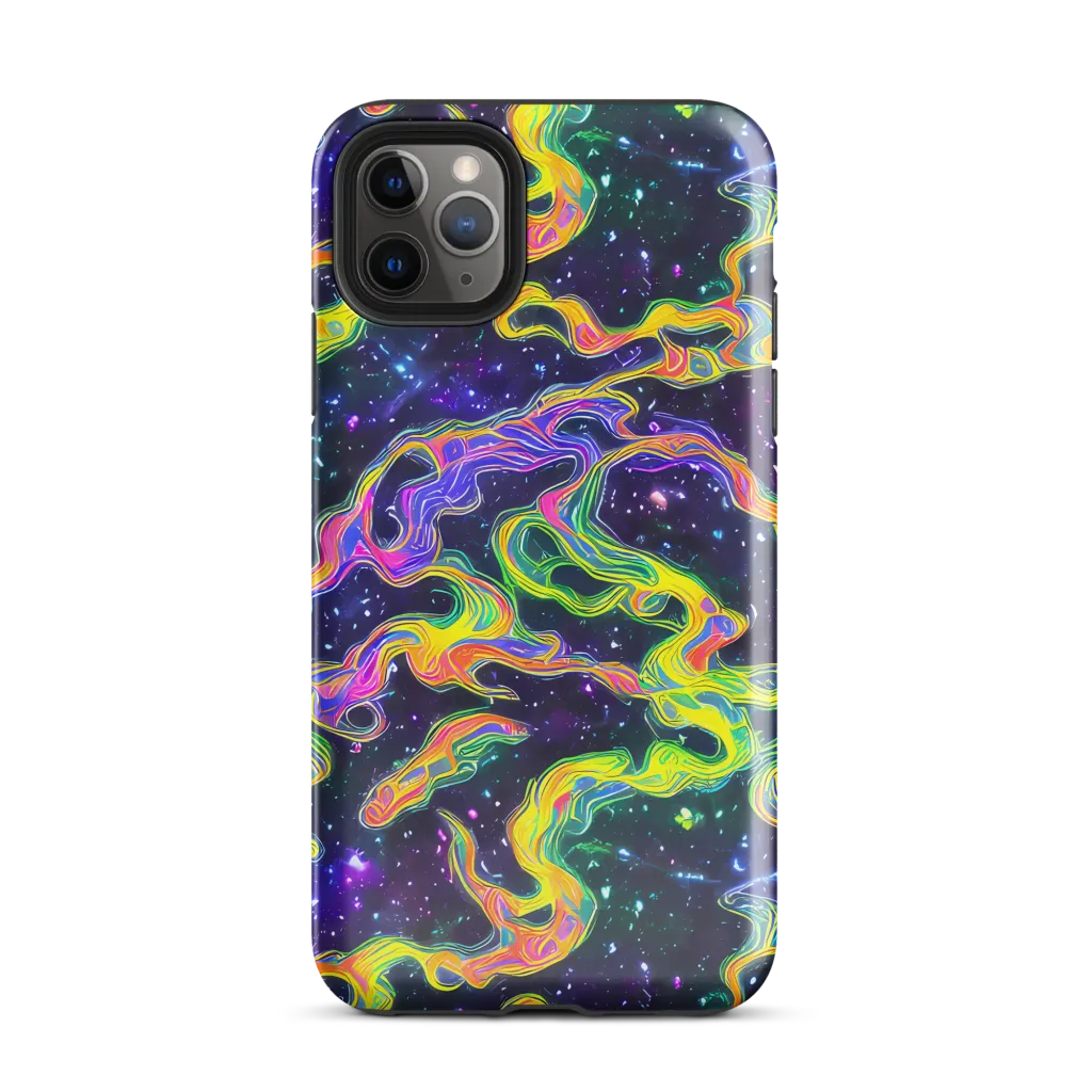 Neon Star Current on Tough Case for iPhone® — Front