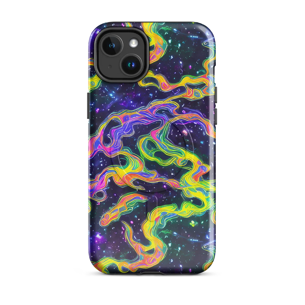 Neon Star Current on MagSafe Tough Case for iPhone® — Front