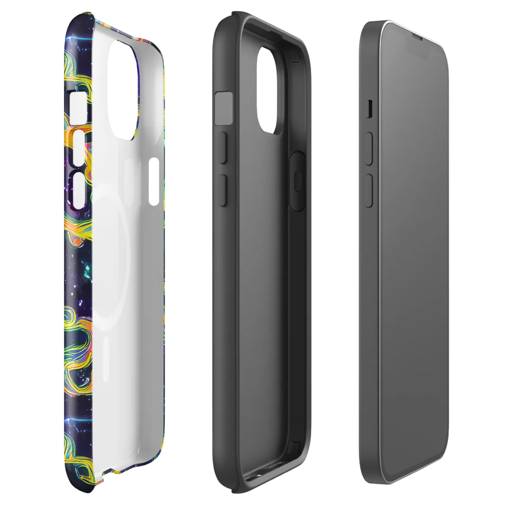 Neon Star Current on MagSafe Tough Case for iPhone® — Front