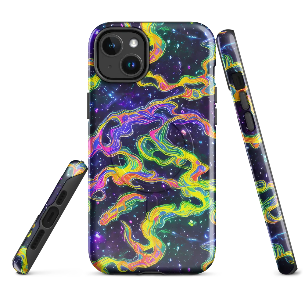 Neon Star Current on MagSafe Tough Case for iPhone® — Front