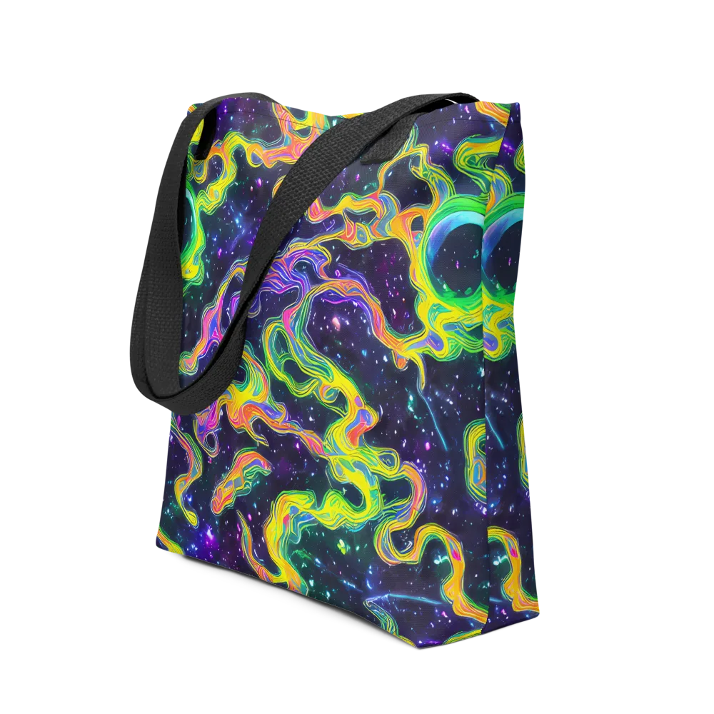 Neon Star Current on Tote Bag — Front