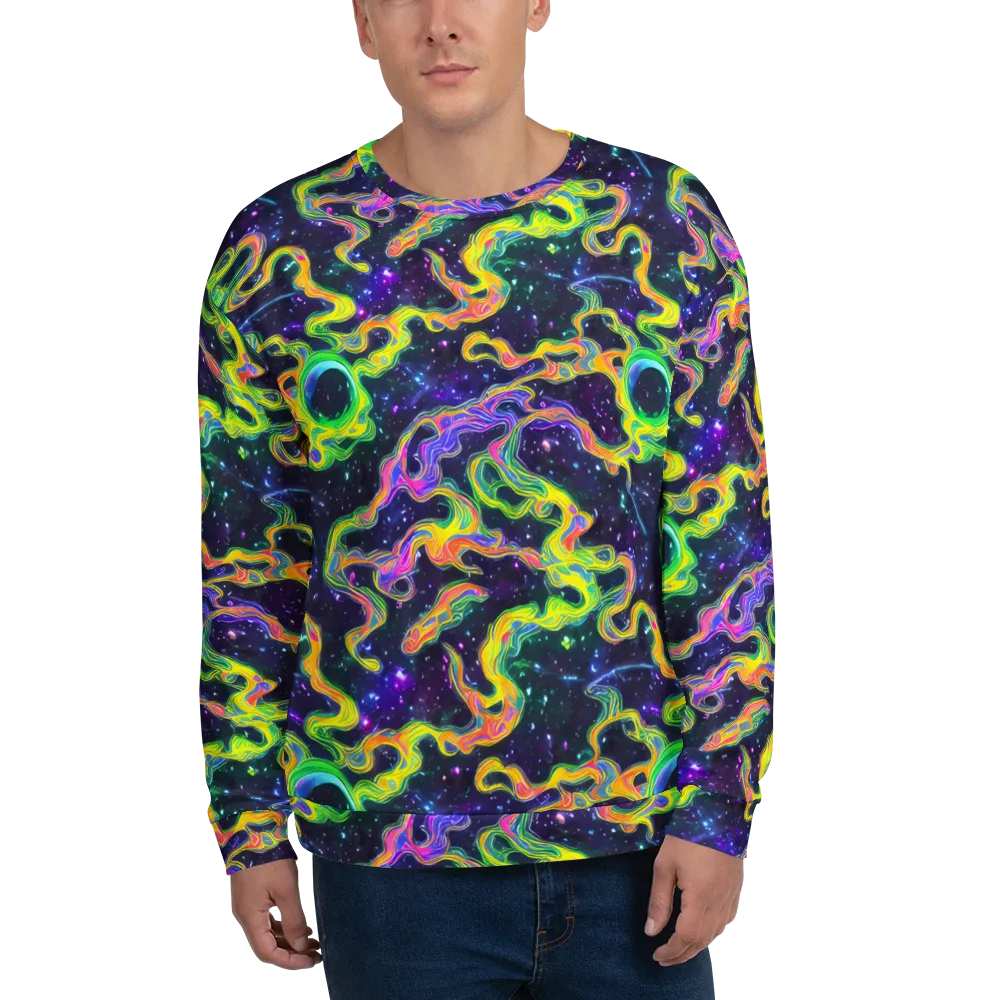 Neon Star Current on Sweatshirt — Front