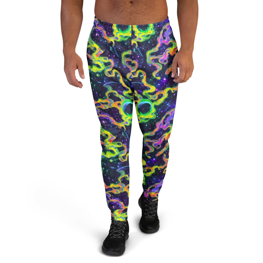 Neon Star Current on Men's Joggers — Front