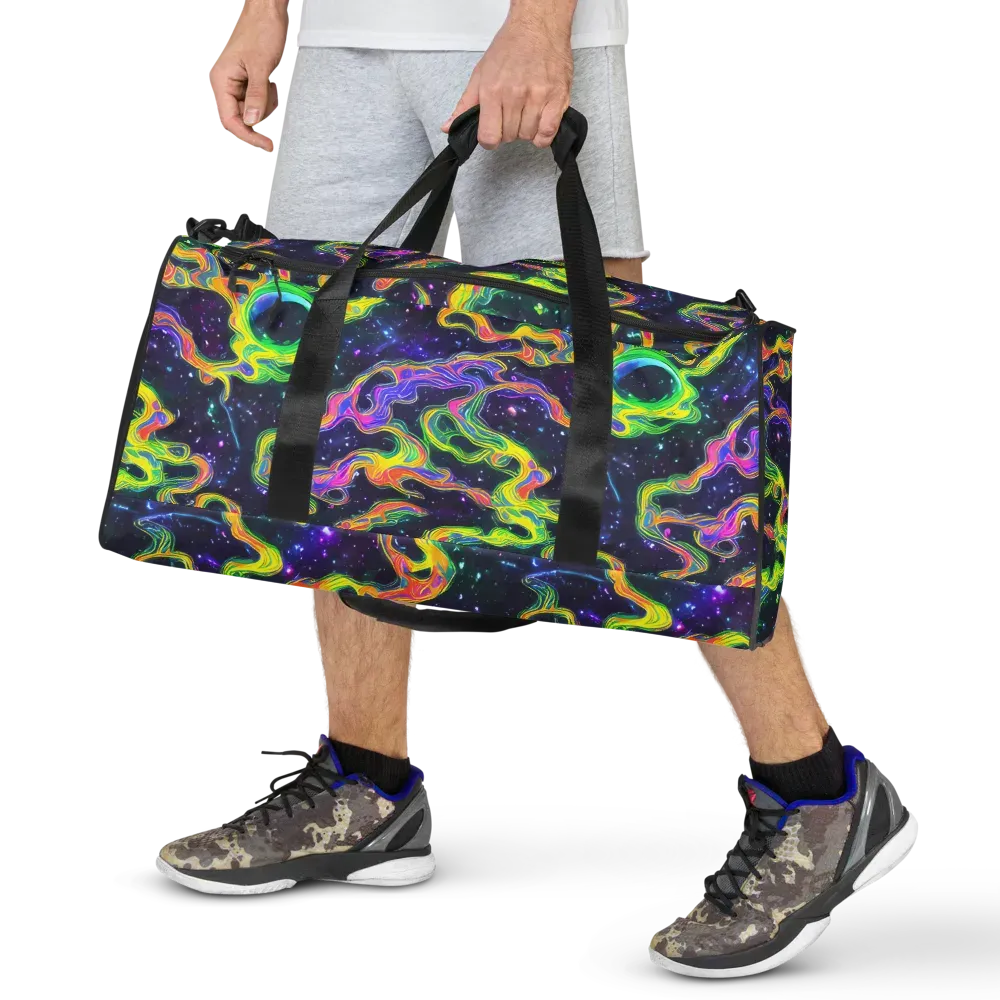 Neon Star Current on Duffle Bag — Front