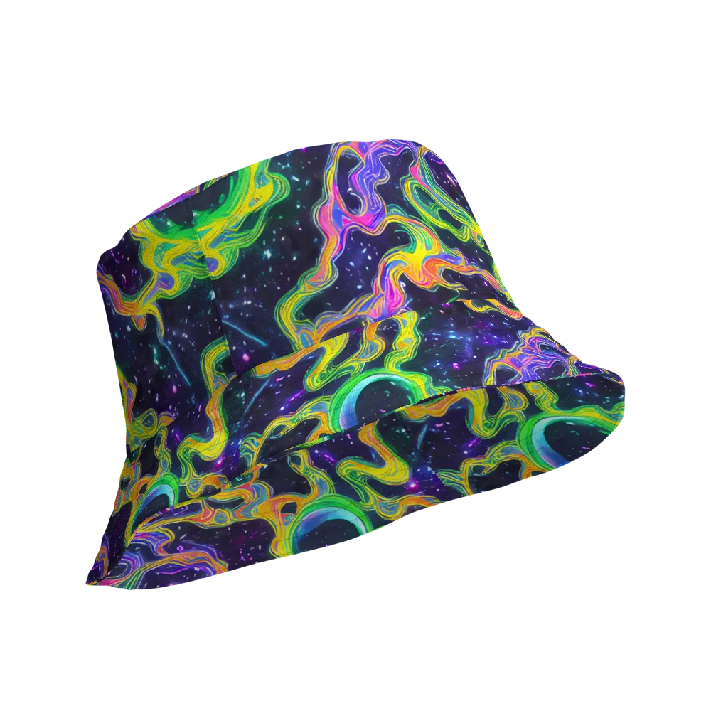 Neon Star Current on Reversible Bucket Hat — Product details Outside