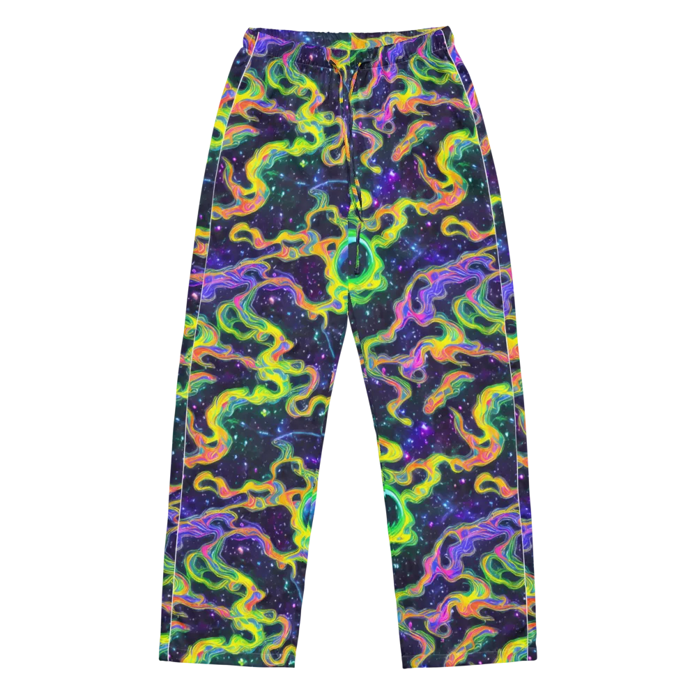 Neon Star Current on Women's Pajama Pants — Front