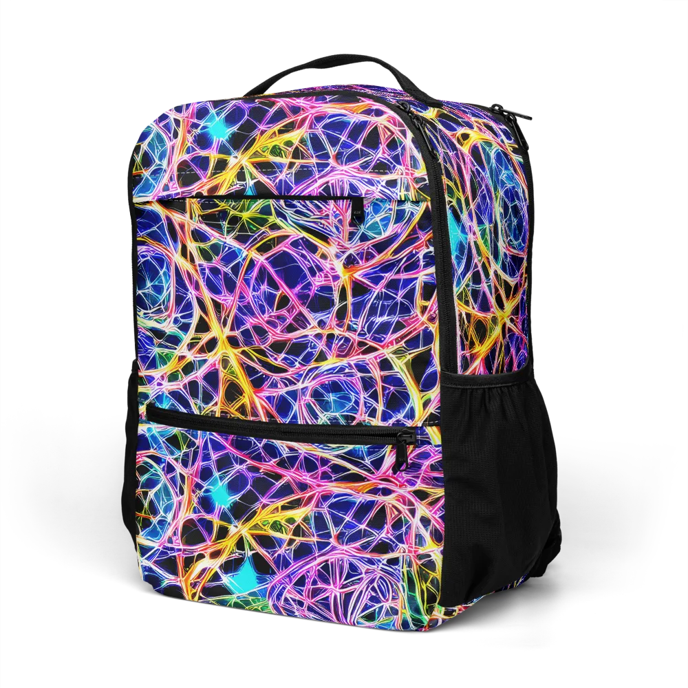 Laser Lace on Utility Backpack — Left Front