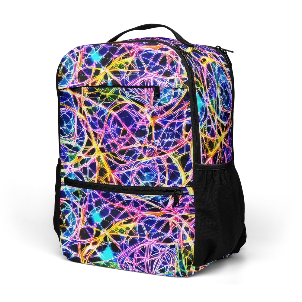 Laser Lace on Utility Backpack — Left Front