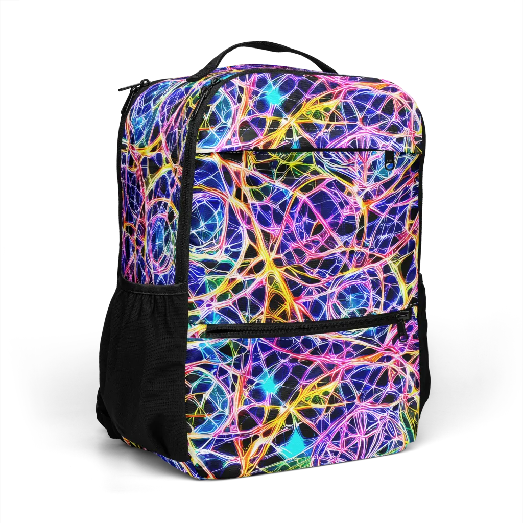 Laser Lace on Utility Backpack — Right Front